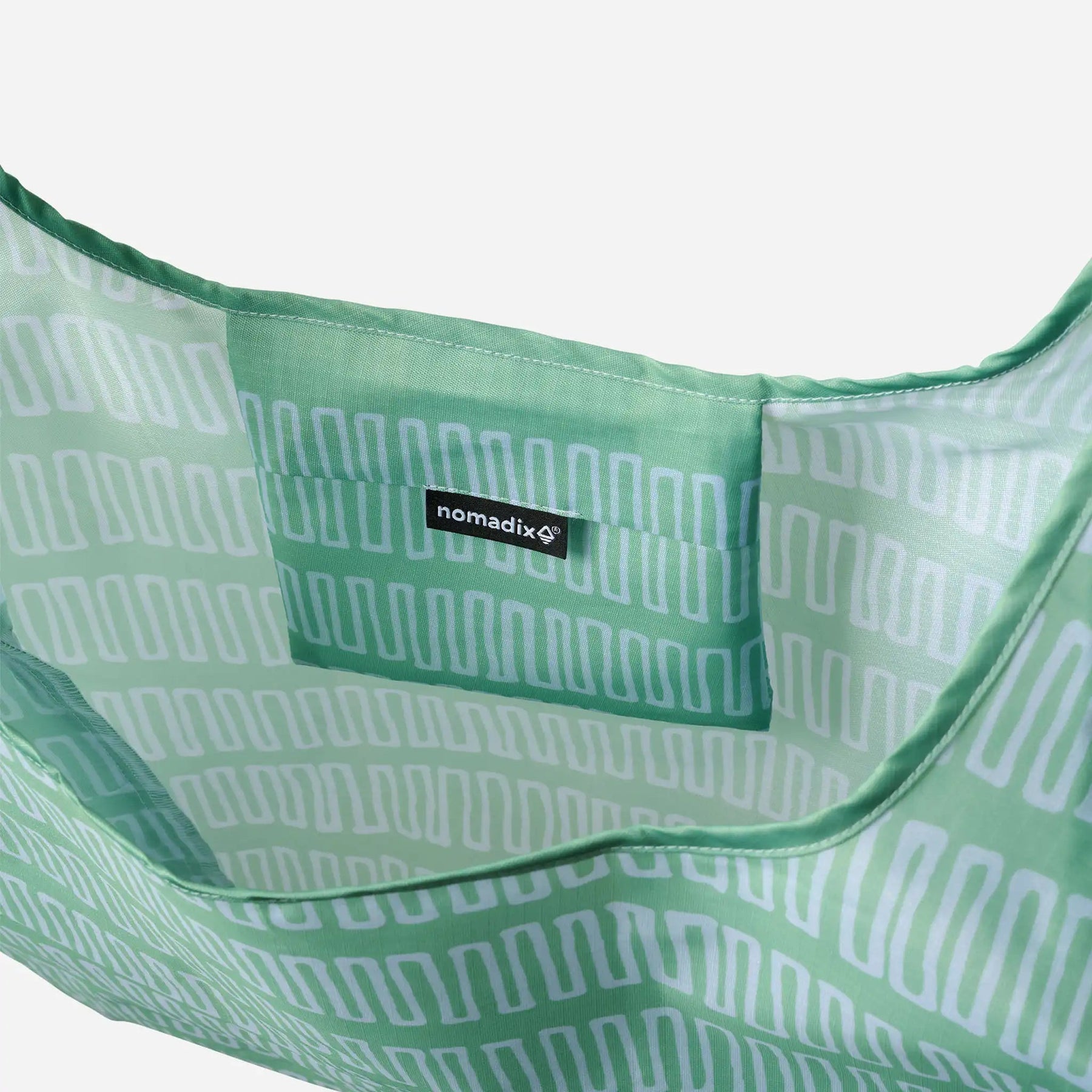 Pocket Tote: Switchback Seafoam Green Nomadix