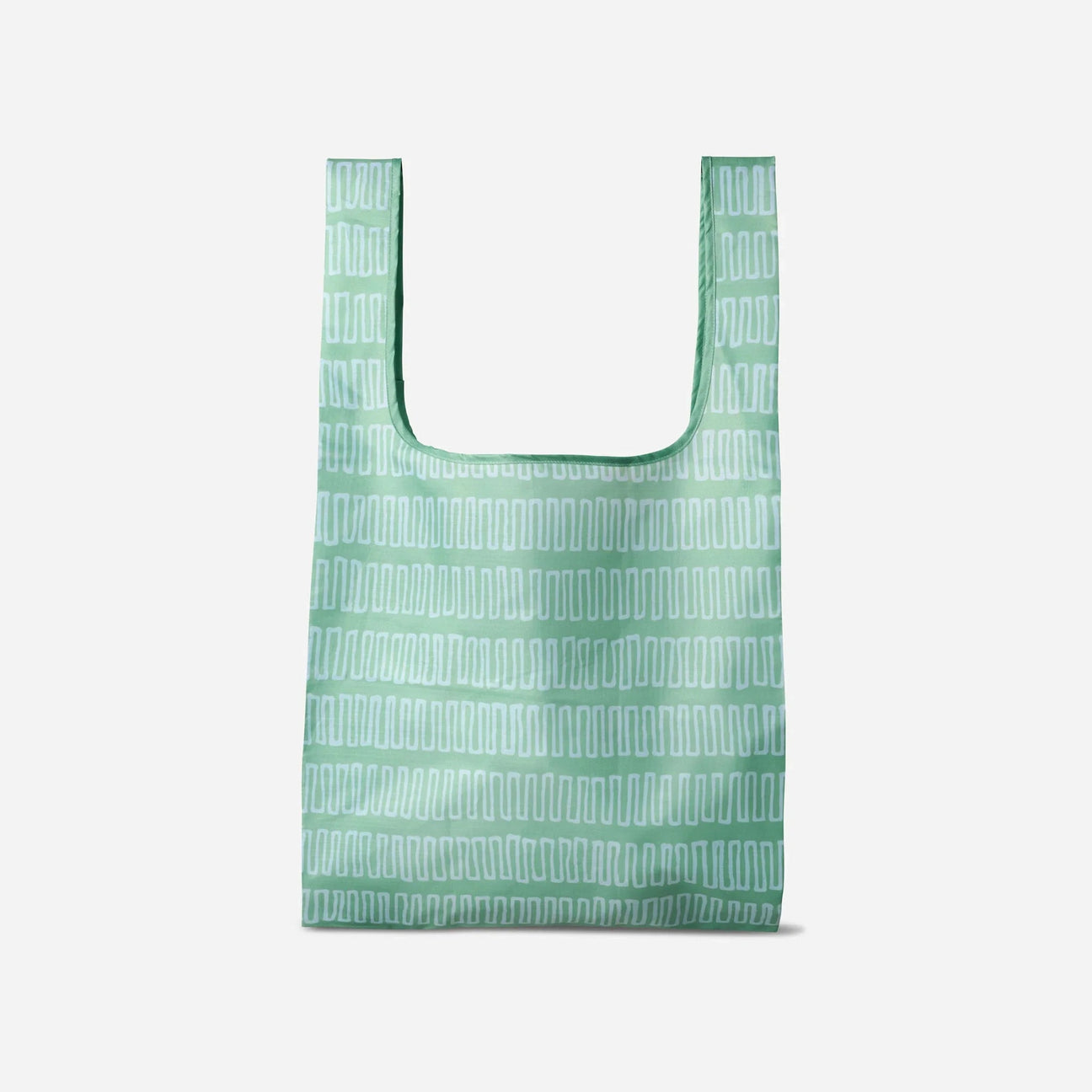 Pocket Tote: Switchback Seafoam Green