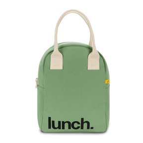 Organic Cotton Zipper Lunch Bag