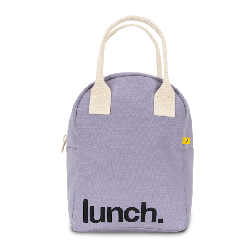 Organic Cotton Zipper Lunch Bag