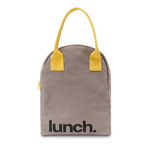 Organic Cotton Zipper Lunch Bag