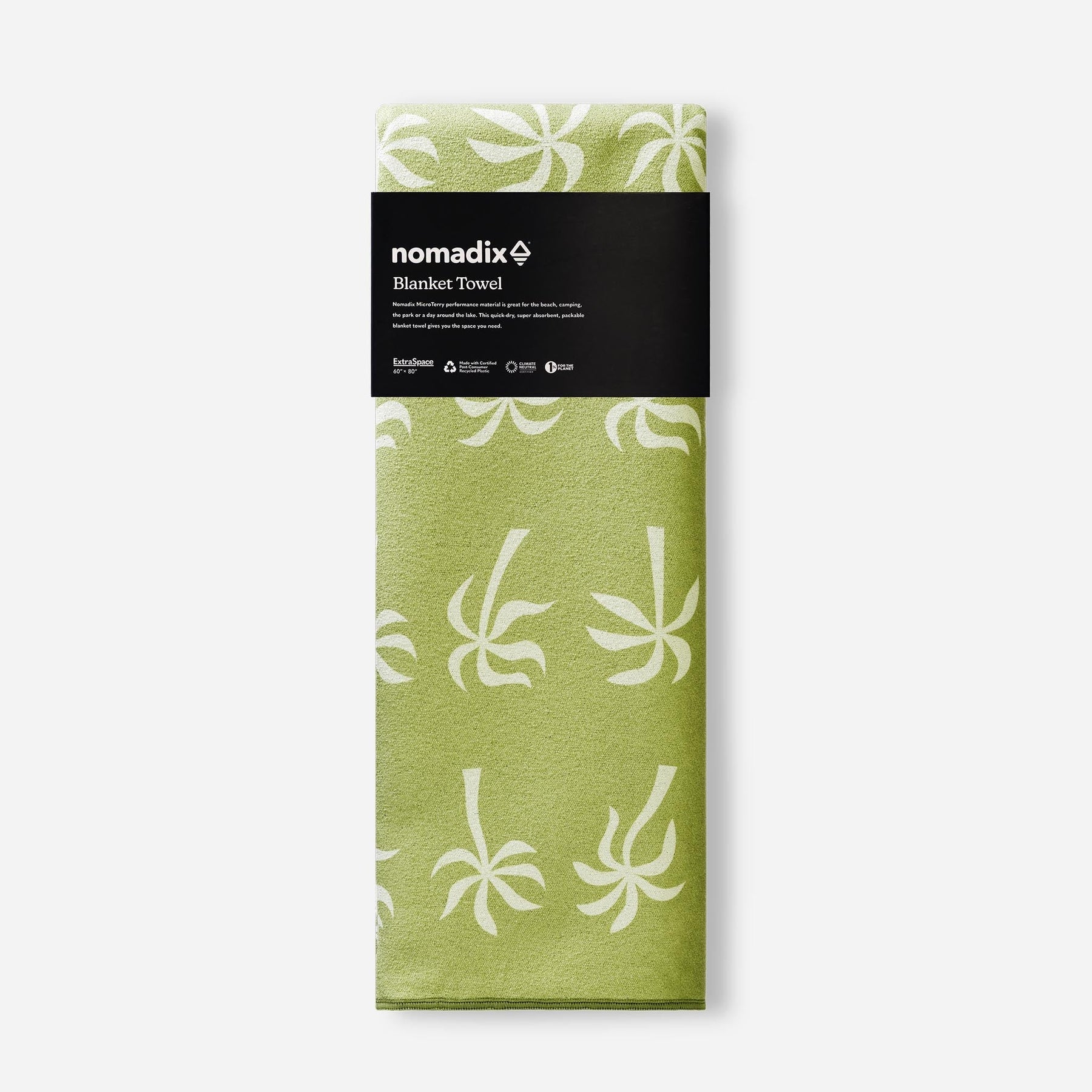 Blanket Towel: Breezy Palms Olive Nomadix