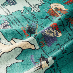 Blanket Towel: National Parks and Monuments Map Nomadix