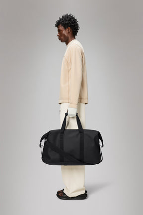 Rains Hilo Weekend Bag Black 36L H27 x D26 x W52 cm Weekender