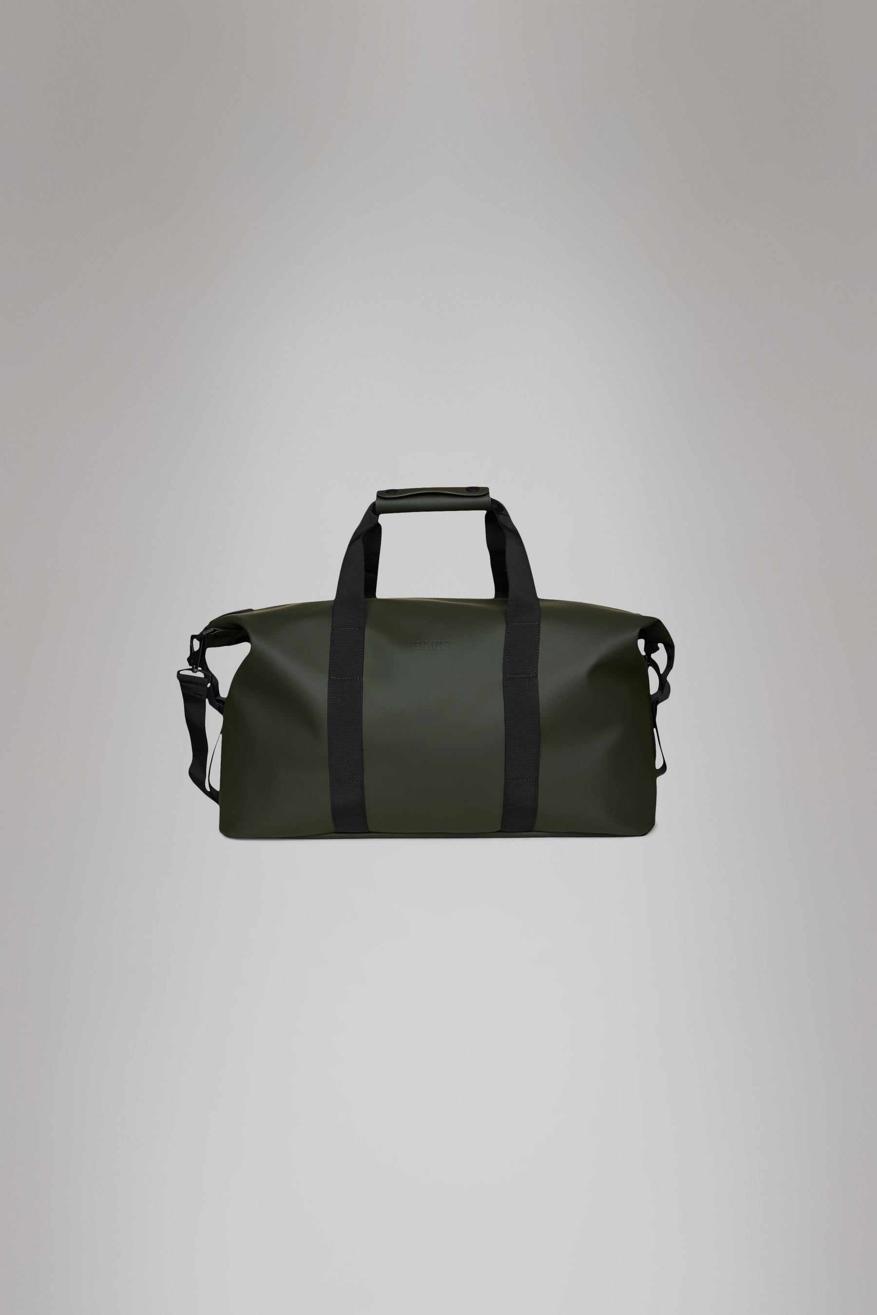 RAINS Hilo Weekend Bag Green 36L H27 x D26 x W52 cm Weekender