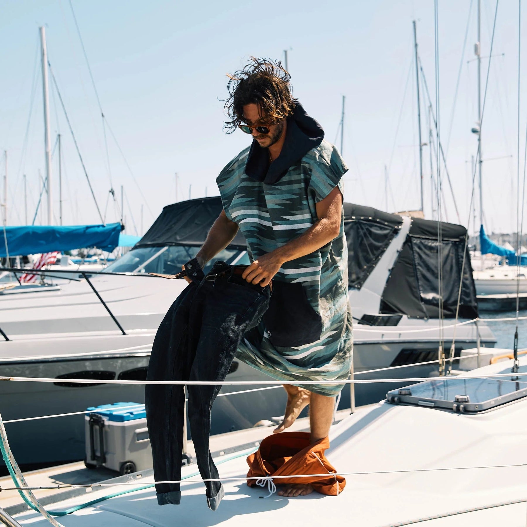 Changing Poncho: Jackson Green Nomadix