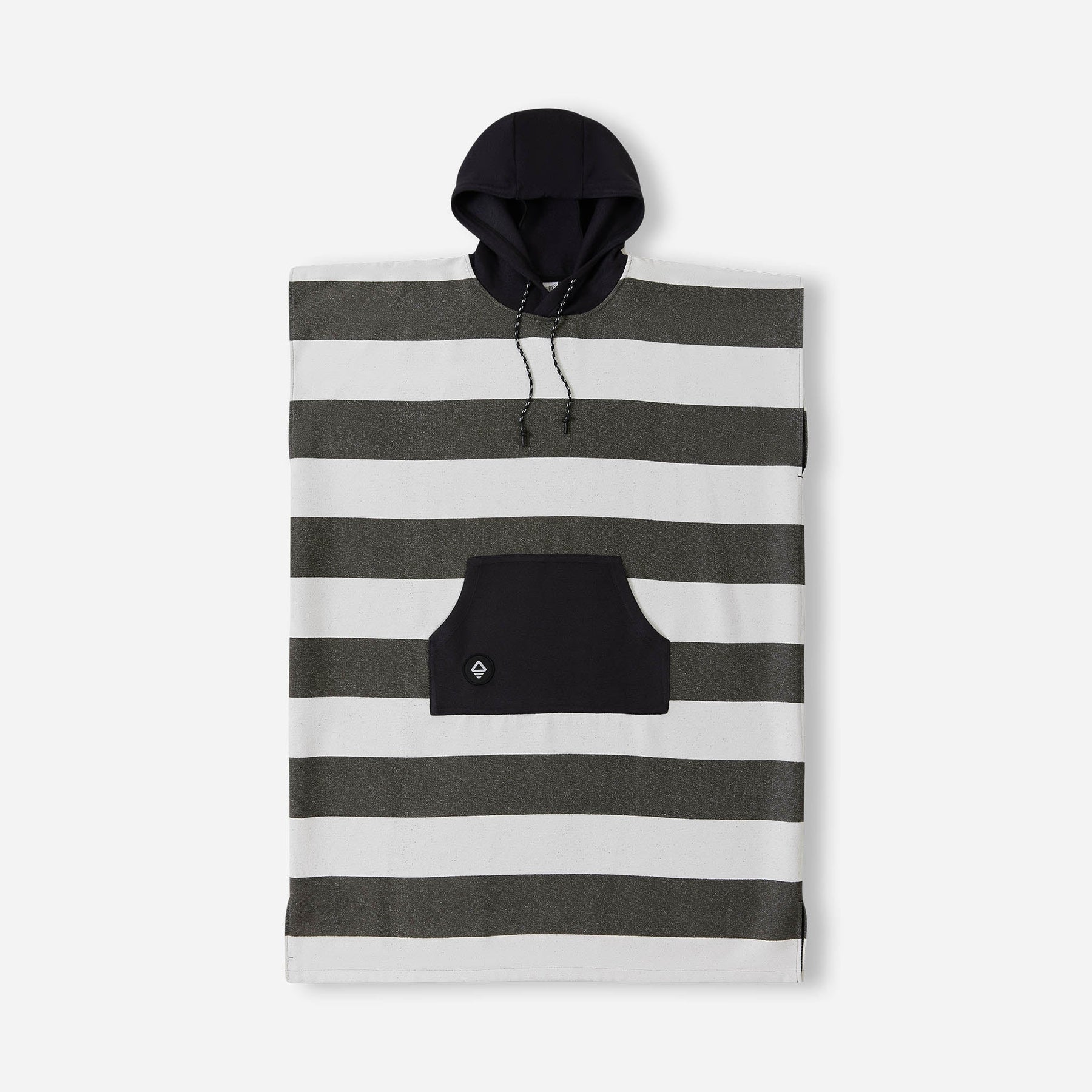 Changing Poncho: Stripes Noll Black Nomadix
