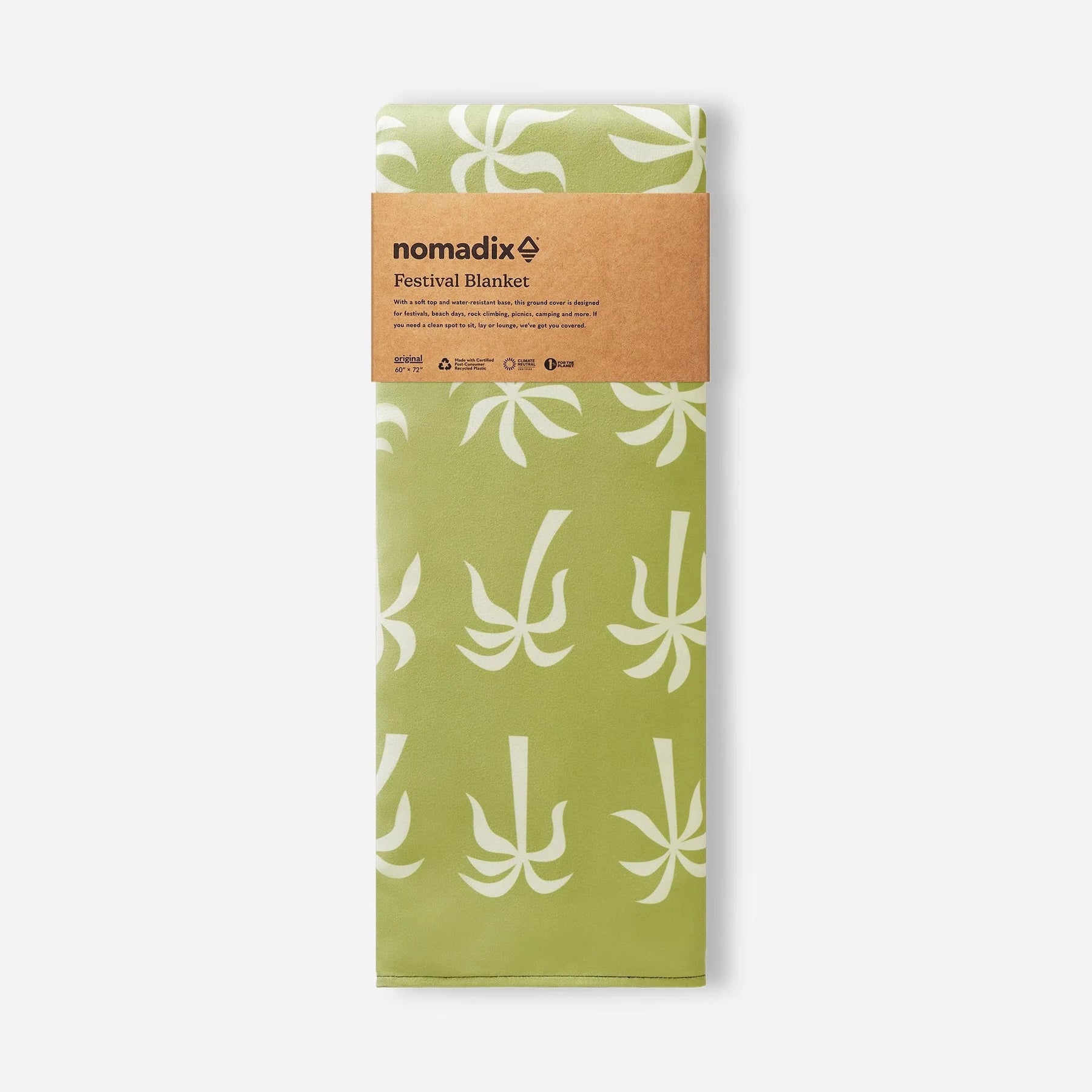 Festival Blanket: Breezy Palms Olive Nomadix