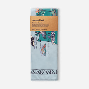 Festival Blanket: National Parks and Monuments Map Nomadix