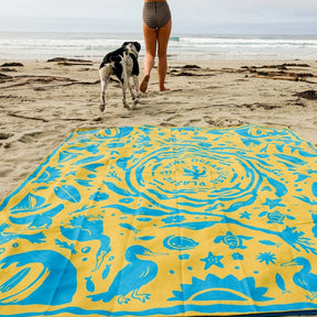 Festival Blanket: Nomadix x 5 Gyres: Kelp Swirl Nomadix
