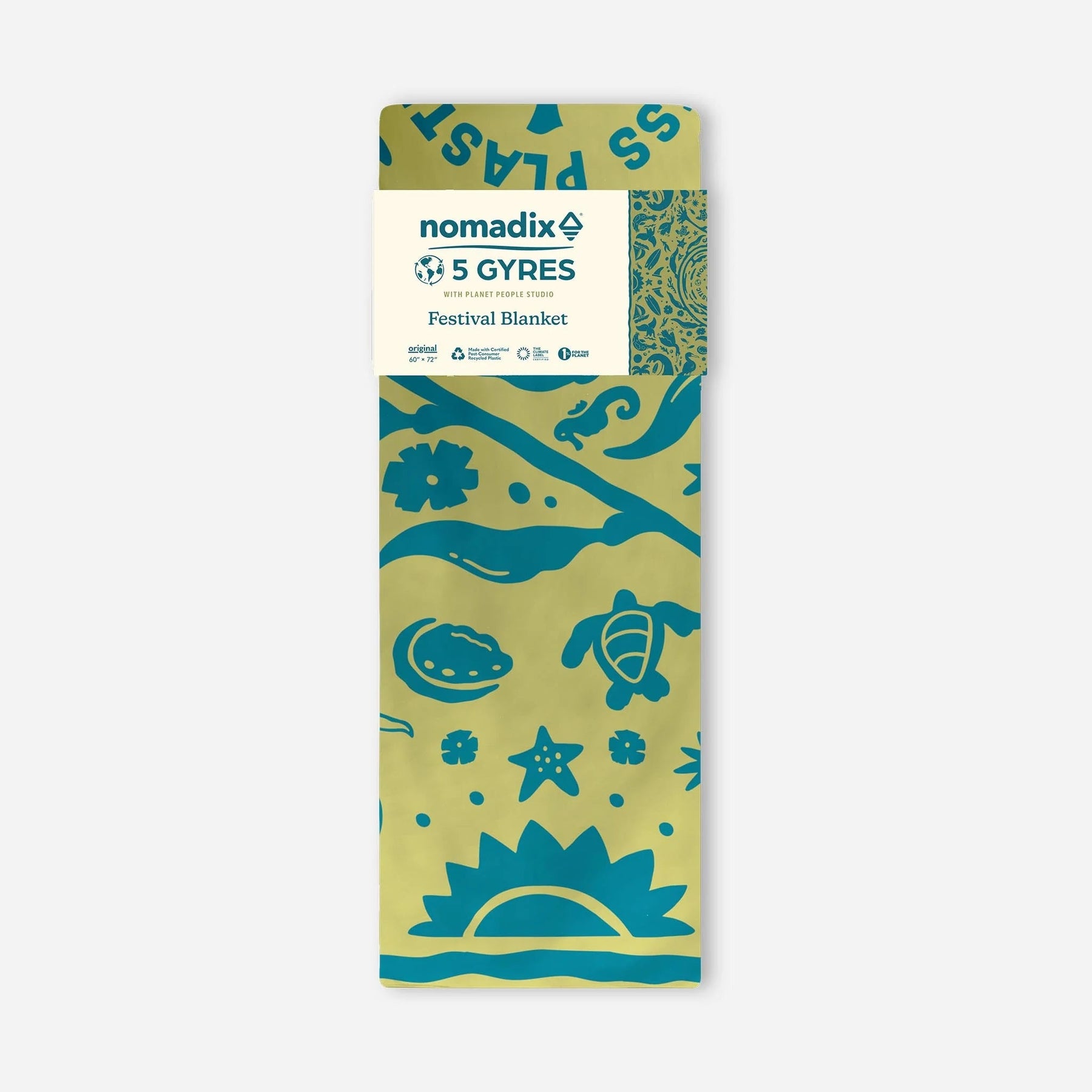 Festival Blanket: Nomadix x 5 Gyres: Kelp Swirl Nomadix