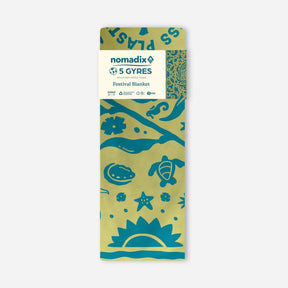 Festival Blanket: Nomadix x 5 Gyres: Kelp Swirl Nomadix