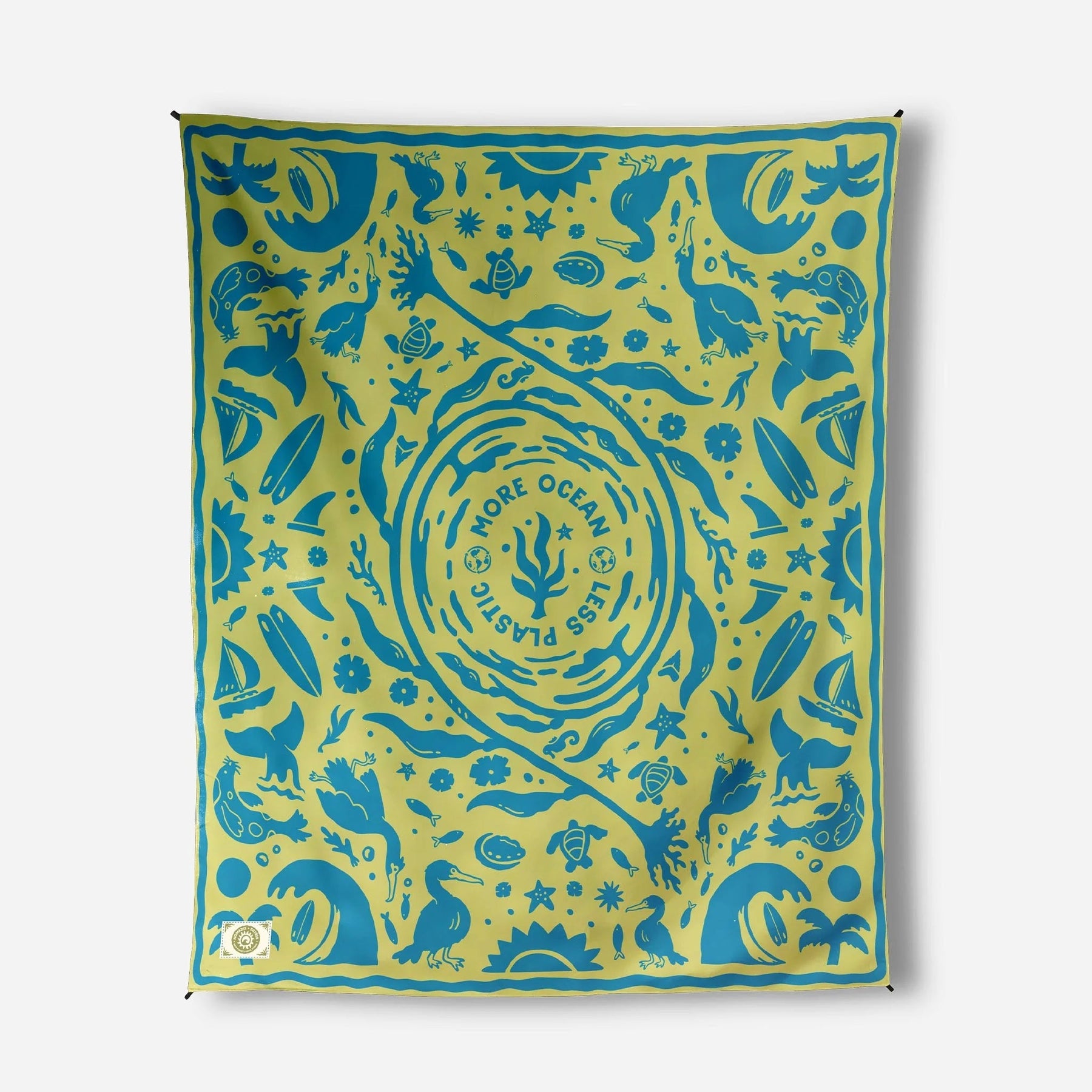 Festival Blanket: Nomadix x 5 Gyres: Kelp Swirl Nomadix