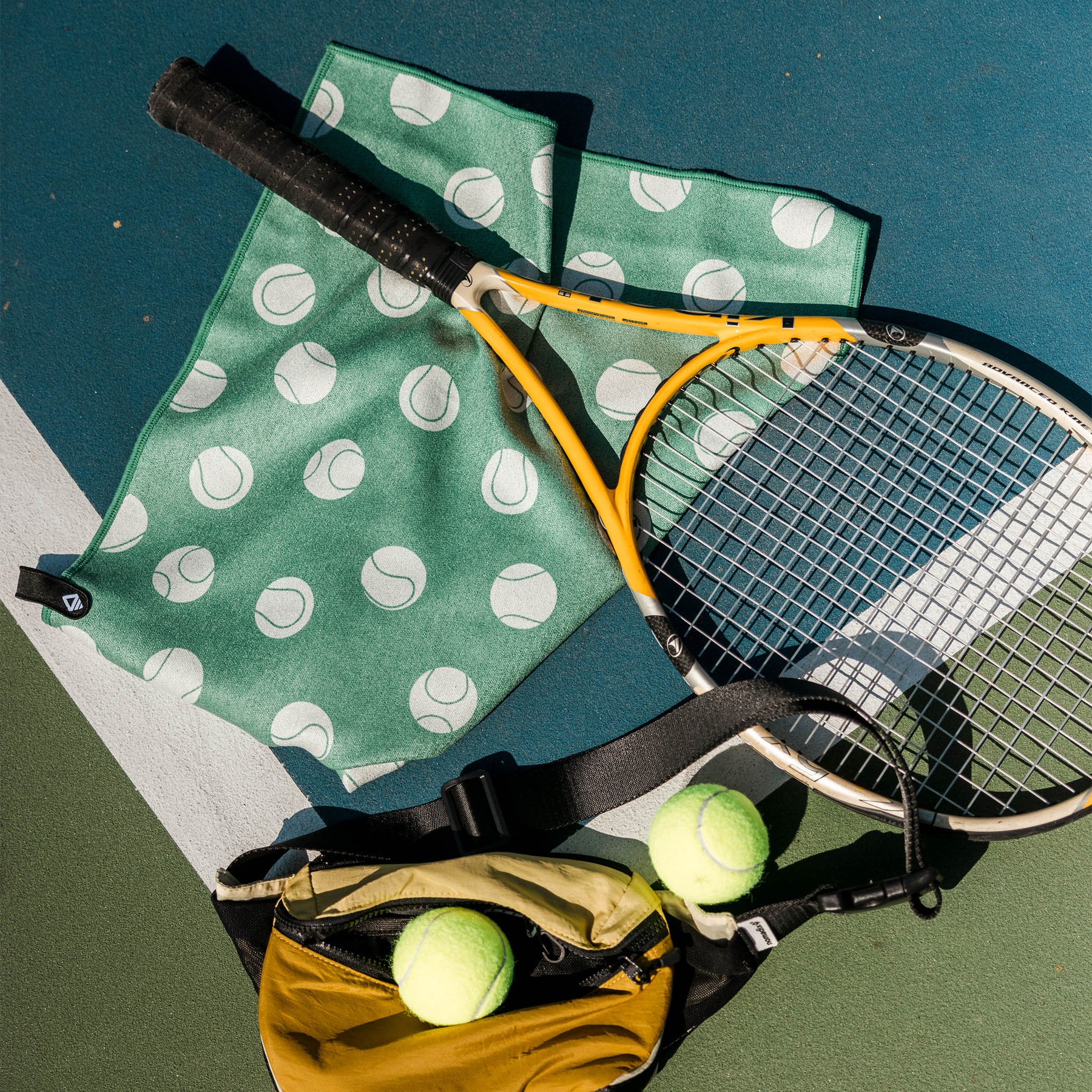 Fitness Towel: Love Love Green Nomadix