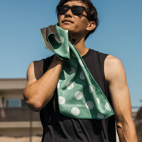 Fitness Towel: Love Love Green Nomadix