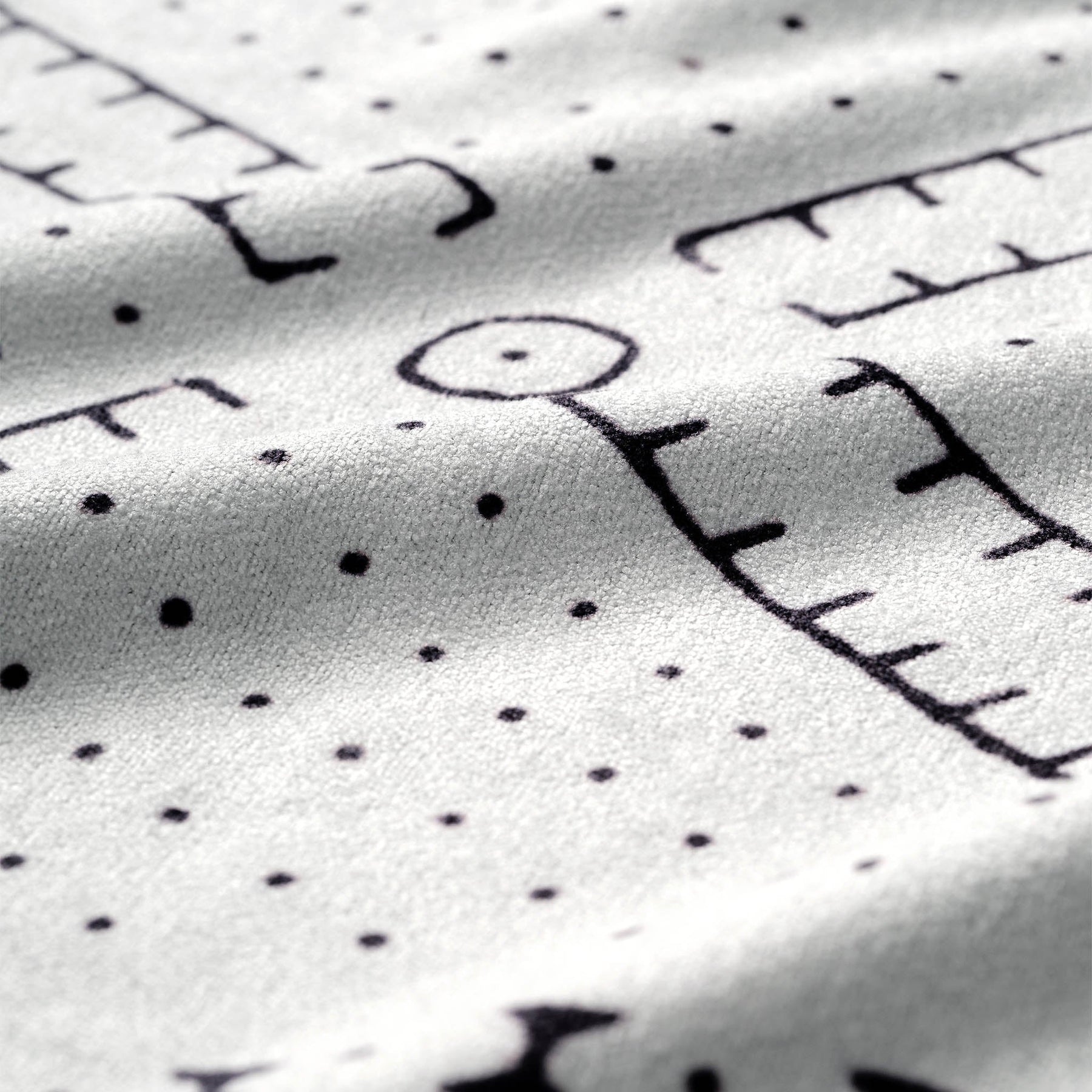 Fitness Towel: Mud Cloth White Nomadix
