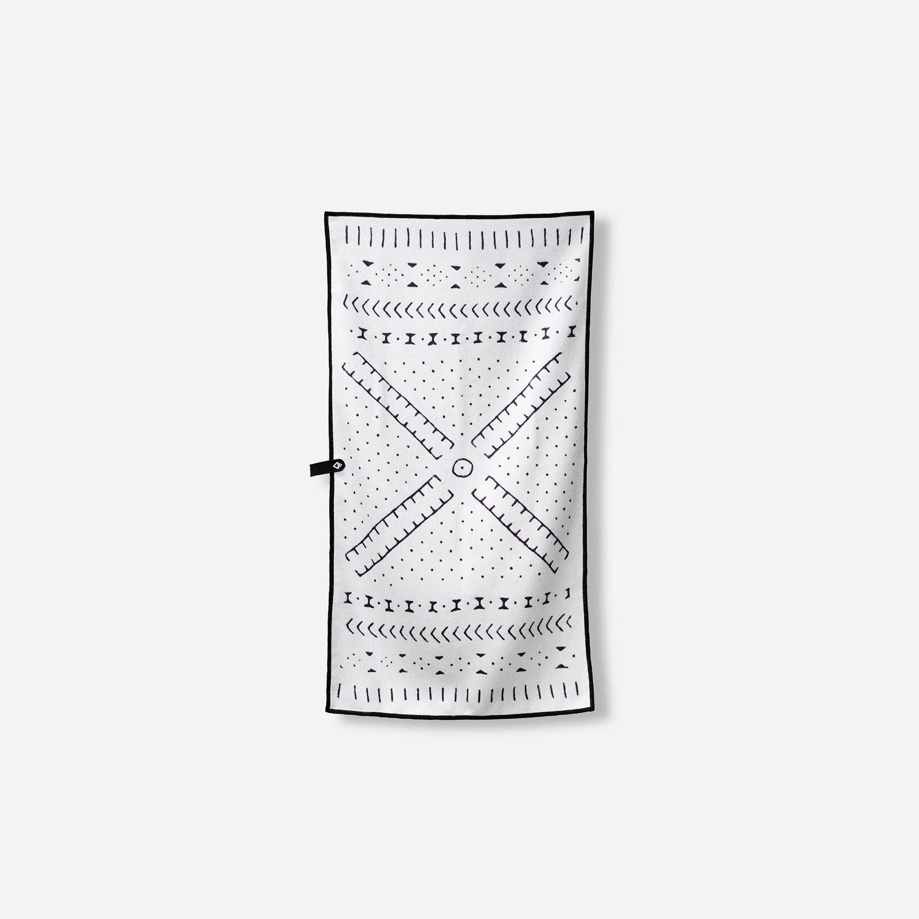 Fitness Towel: Mud Cloth White Nomadix