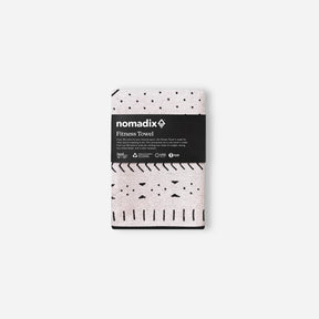 Fitness Towel: Mud Cloth White Nomadix