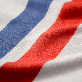 Fitness Towel: Rally White Red and Blue Nomadix