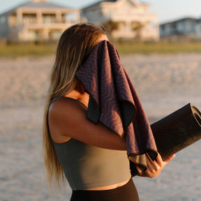Fitness Towel: Regenerative Burgundy Nomadix