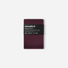 Fitness Towel: Regenerative Burgundy Nomadix