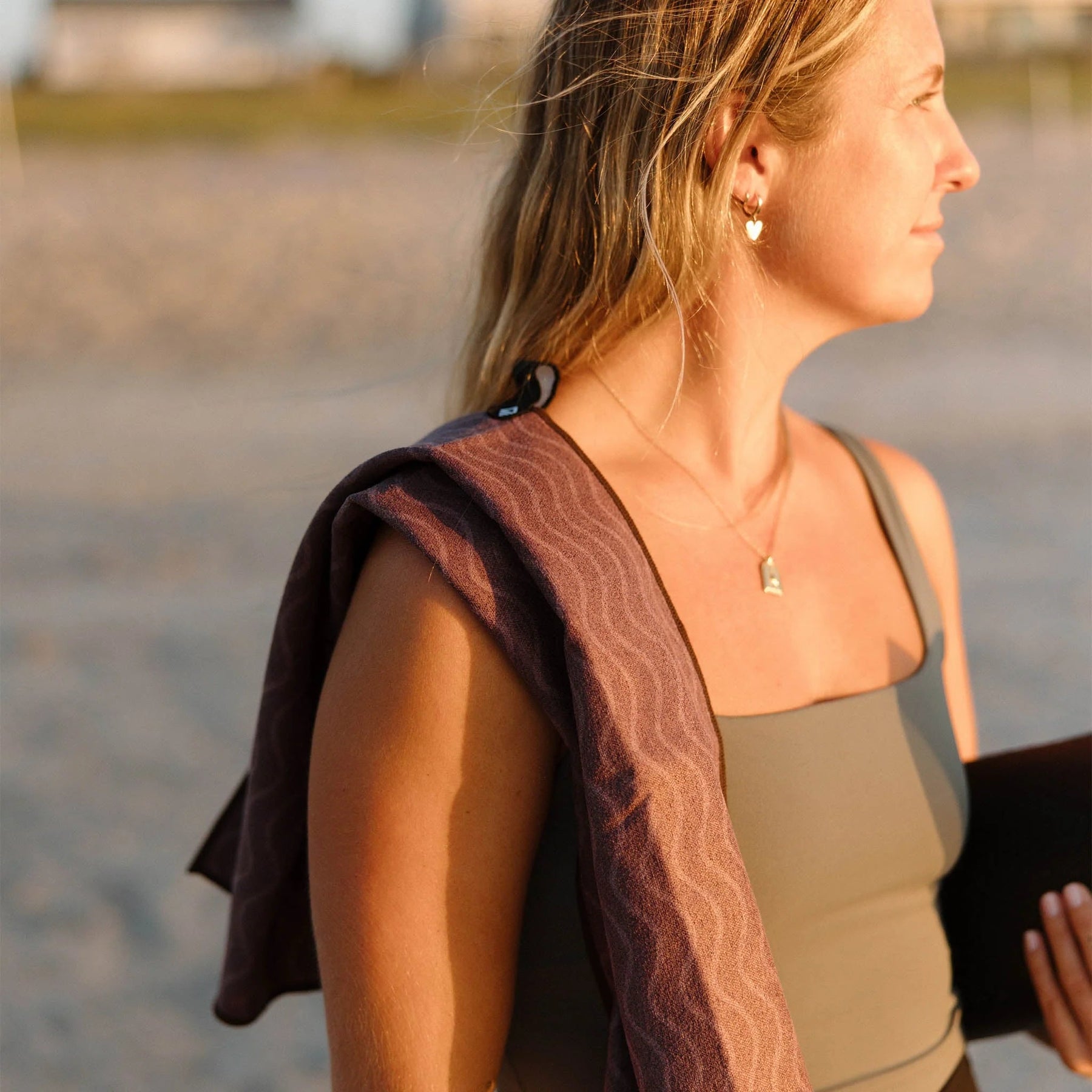 Fitness Towel: Regenerative Burgundy Nomadix