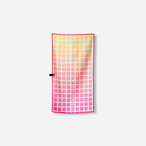 Fitness Towel: Tennis Net Pink Fade EarthHero Corporate Gifting and Custom Swag