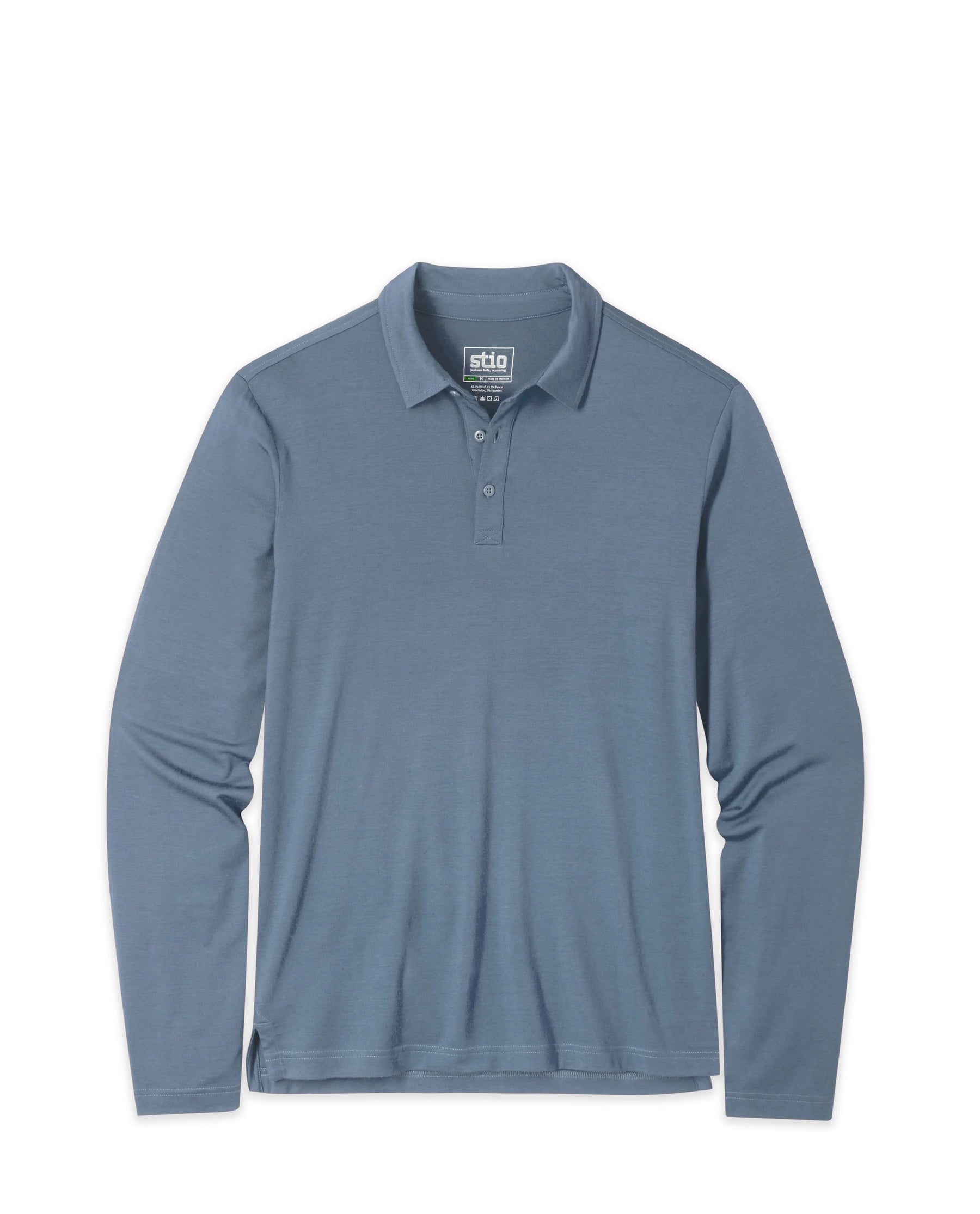 Stio Men's Alpin Lightweight Merino Polo LS Stio