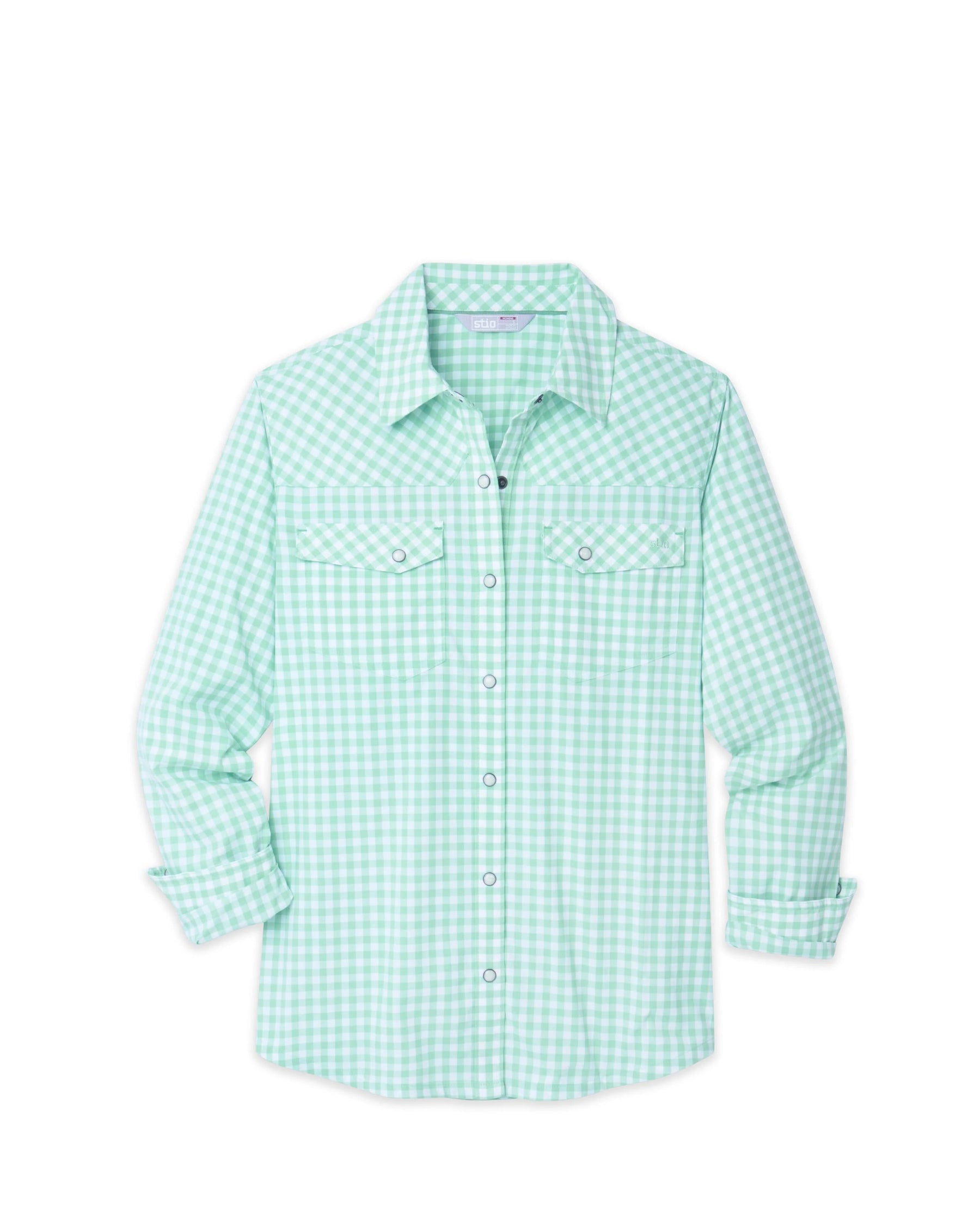 Stio Women's Eddy Shirt LS EarthHero Corporate Gifting and Custom Swag