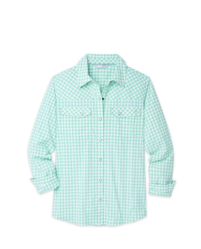 Stio Women's Eddy Shirt LS EarthHero Corporate Gifting and Custom Swag