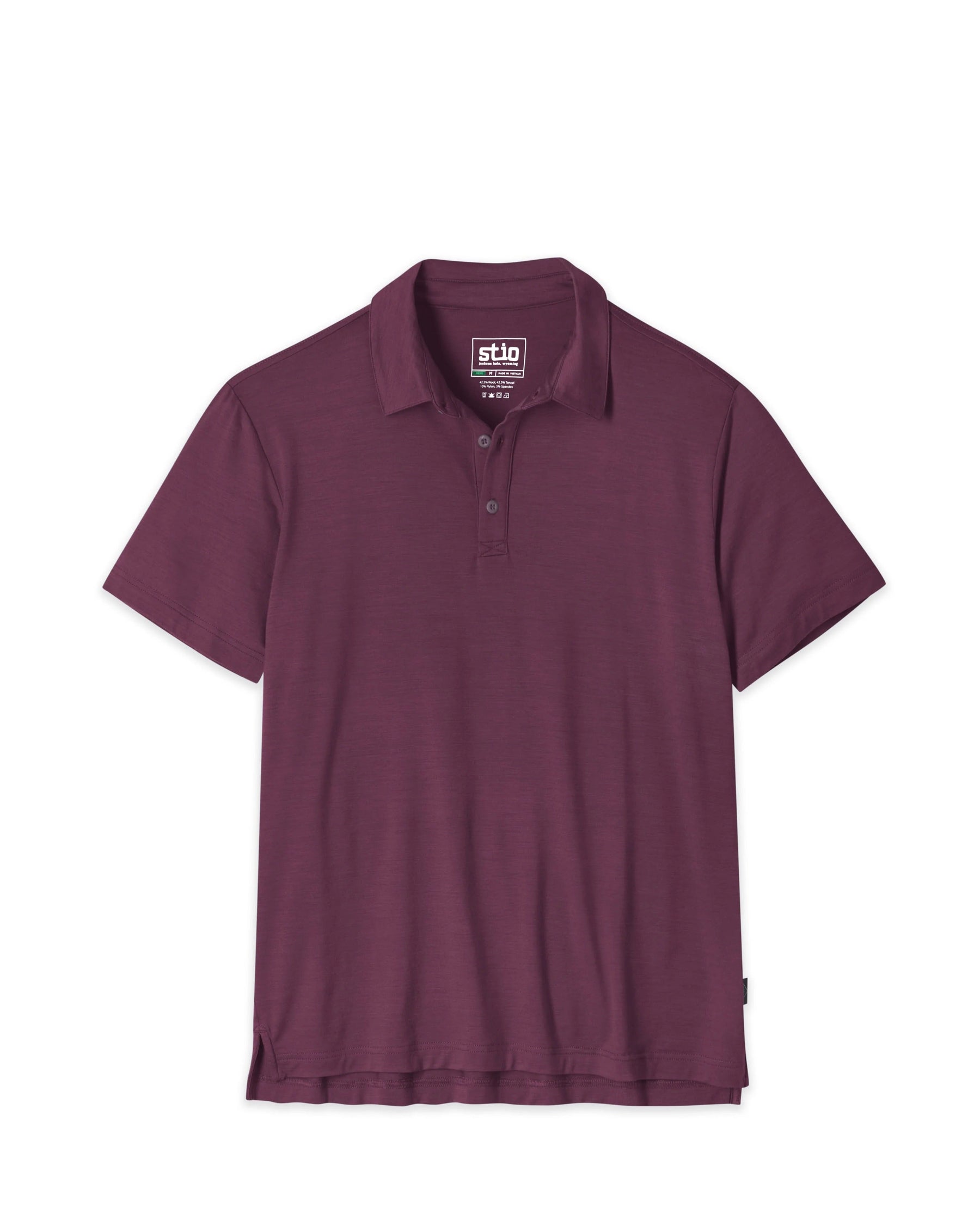 Stio Men's Alpin Lightweight Merino Polo SS Stio
