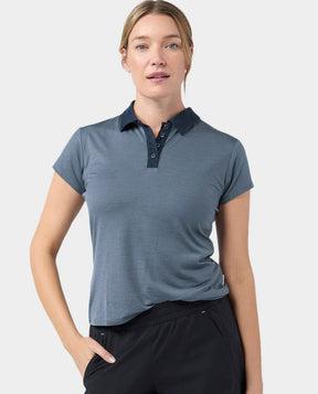 Stio Women's Alpin Lightweight Merino Polo SS Stio