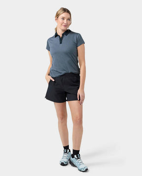 Stio Women's Alpin Lightweight Merino Polo SS Stio