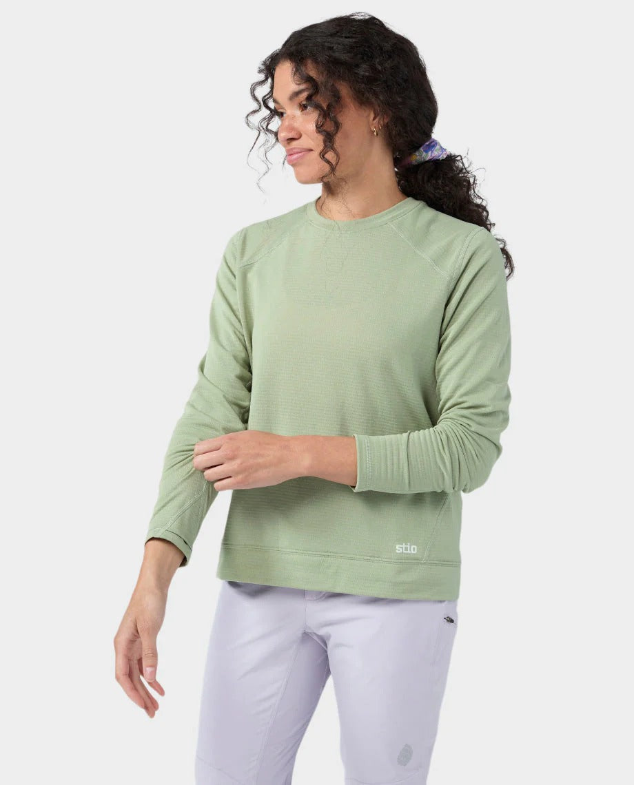 Stio Women's Trax Power Grid Crew Stio