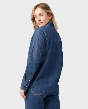 Stio Women's Slipstone Japanese Denim Shirt Stio