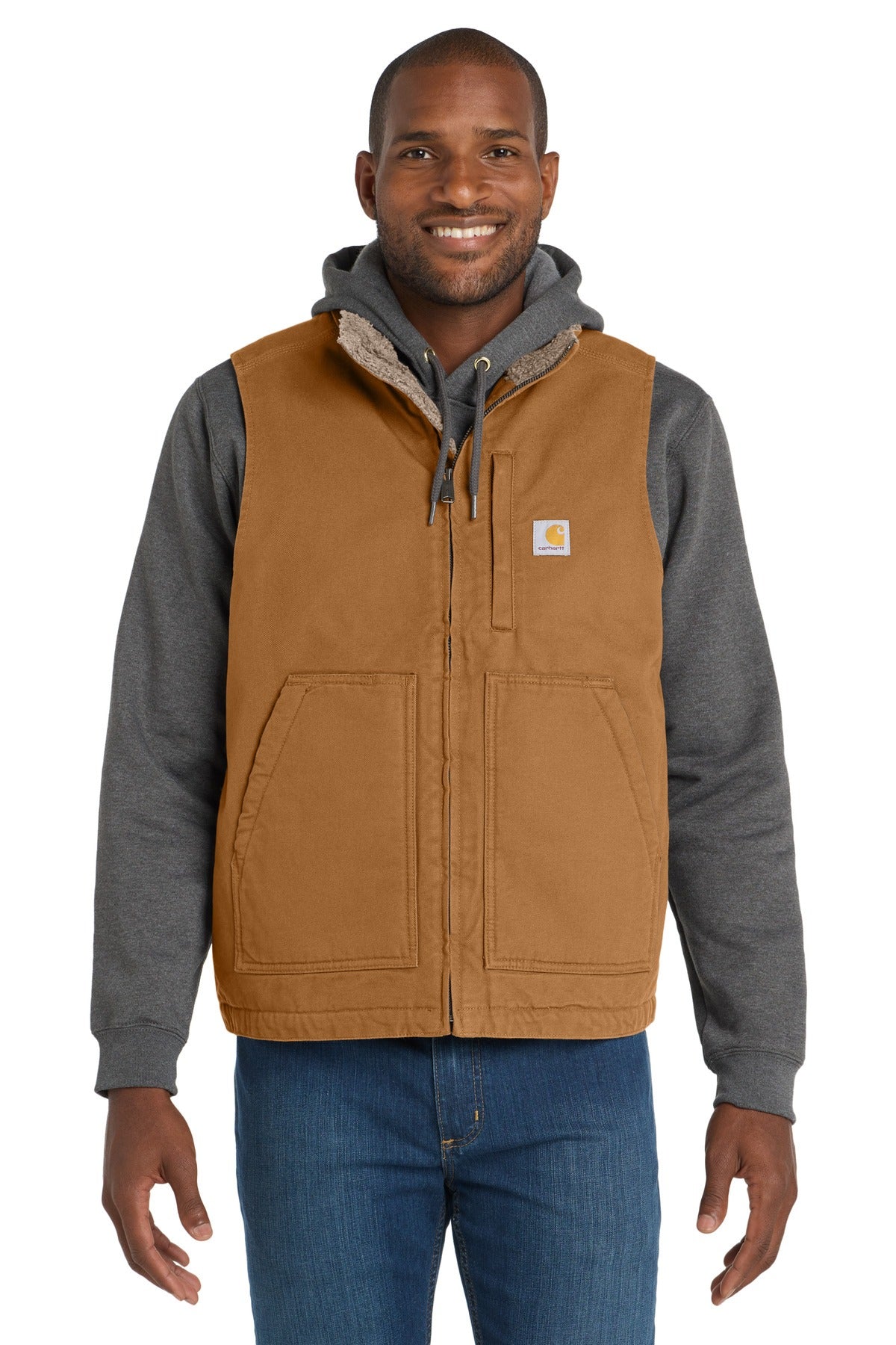 Carhartt® Sherpa-Lined Mock Neck Vest Carhartt