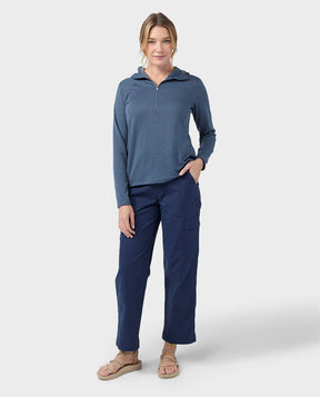 Stio Women's Trax Power Grid Half Zip Hoodie Stio