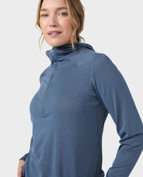 Stio Women's Trax Power Grid Half Zip Hoodie Stio
