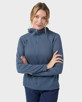 Stio Women's Trax Power Grid Half Zip Hoodie Stio