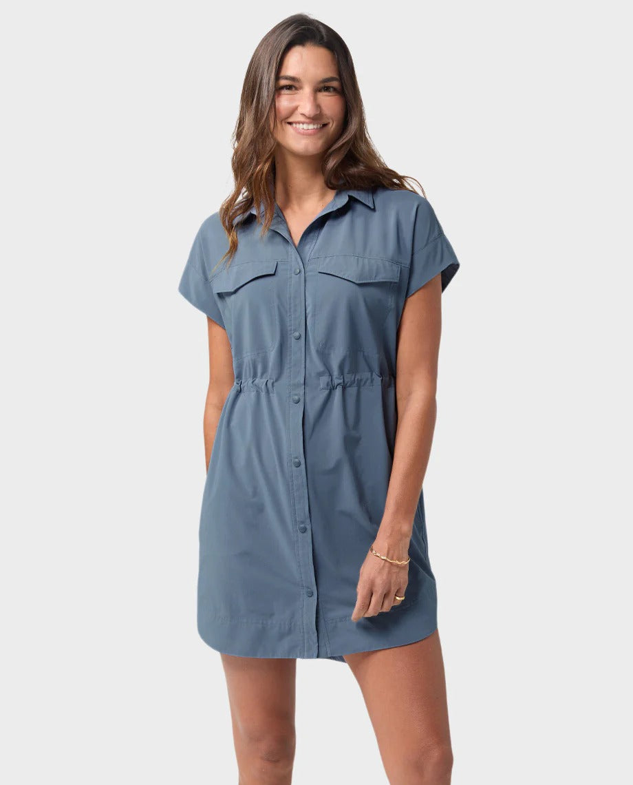 Stio Women's Mountain Flow Shirt Dress Stio