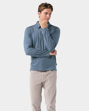 Stio Men's Alpin Lightweight Merino Polo LS Stio