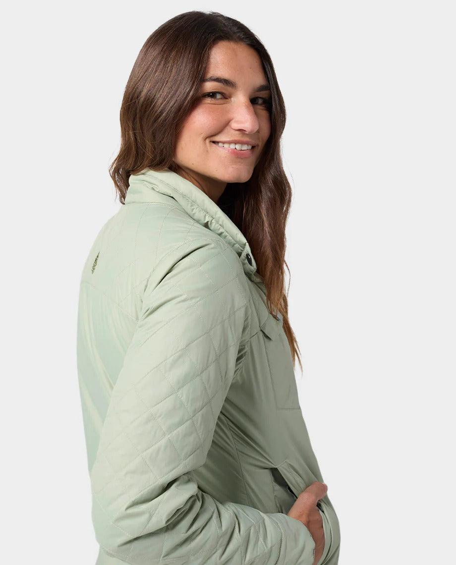 Stio Women's Skycrest Snap Shirt EarthHero Corporate Gifting and Custom Swag