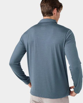 Stio Men's Alpin Lightweight Merino Polo LS Stio