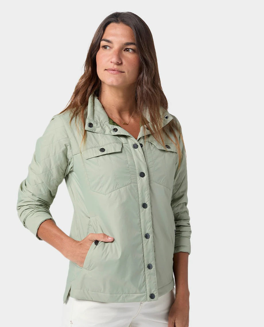 Stio Women's Skycrest Snap Shirt EarthHero Corporate Gifting and Custom Swag