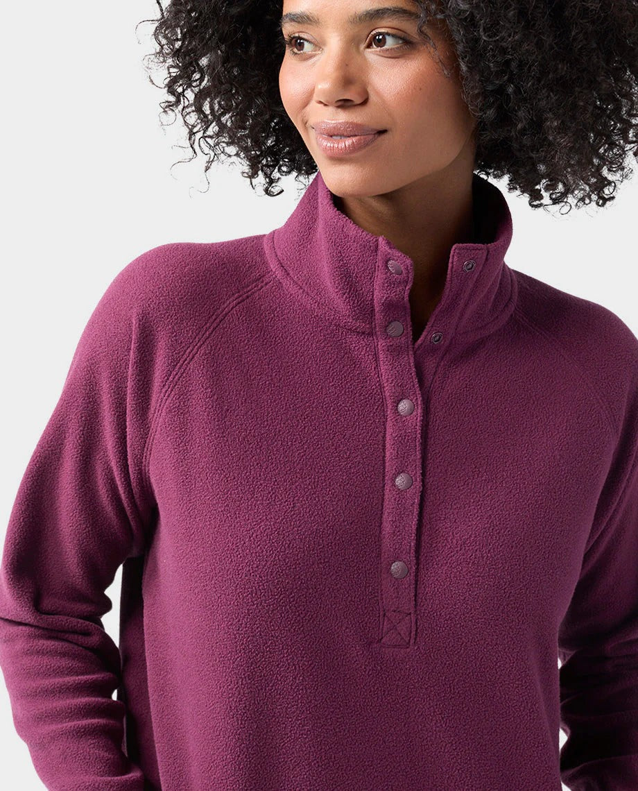 Stio Women's Turpin Fleece Snap Pullover EarthHero Corporate Gifting and Custom Swag