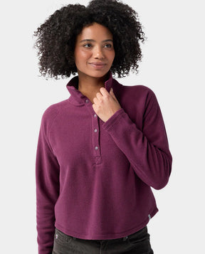 Stio Women's Turpin Fleece Snap Pullover EarthHero Corporate Gifting and Custom Swag