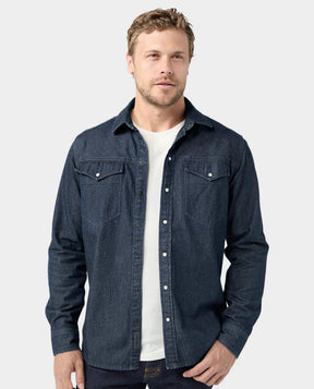 Stio Men's Slipstone Japanese Denim Shirt Stio