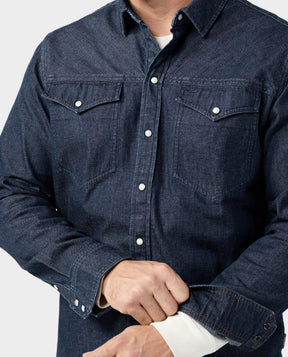 Stio Men's Slipstone Japanese Denim Shirt Stio