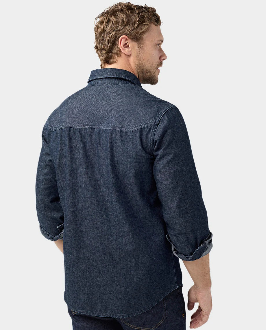 Stio Men's Slipstone Japanese Denim Shirt Stio