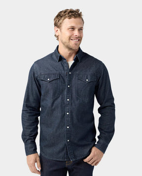 Stio Men's Slipstone Japanese Denim Shirt Stio